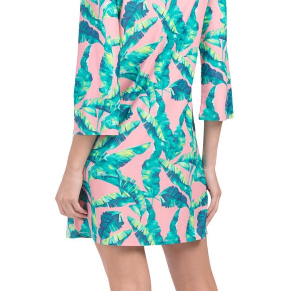 NWT CABANA LIFE Upf 50 Palm Cover-up Dress M - Picture 5 of 10